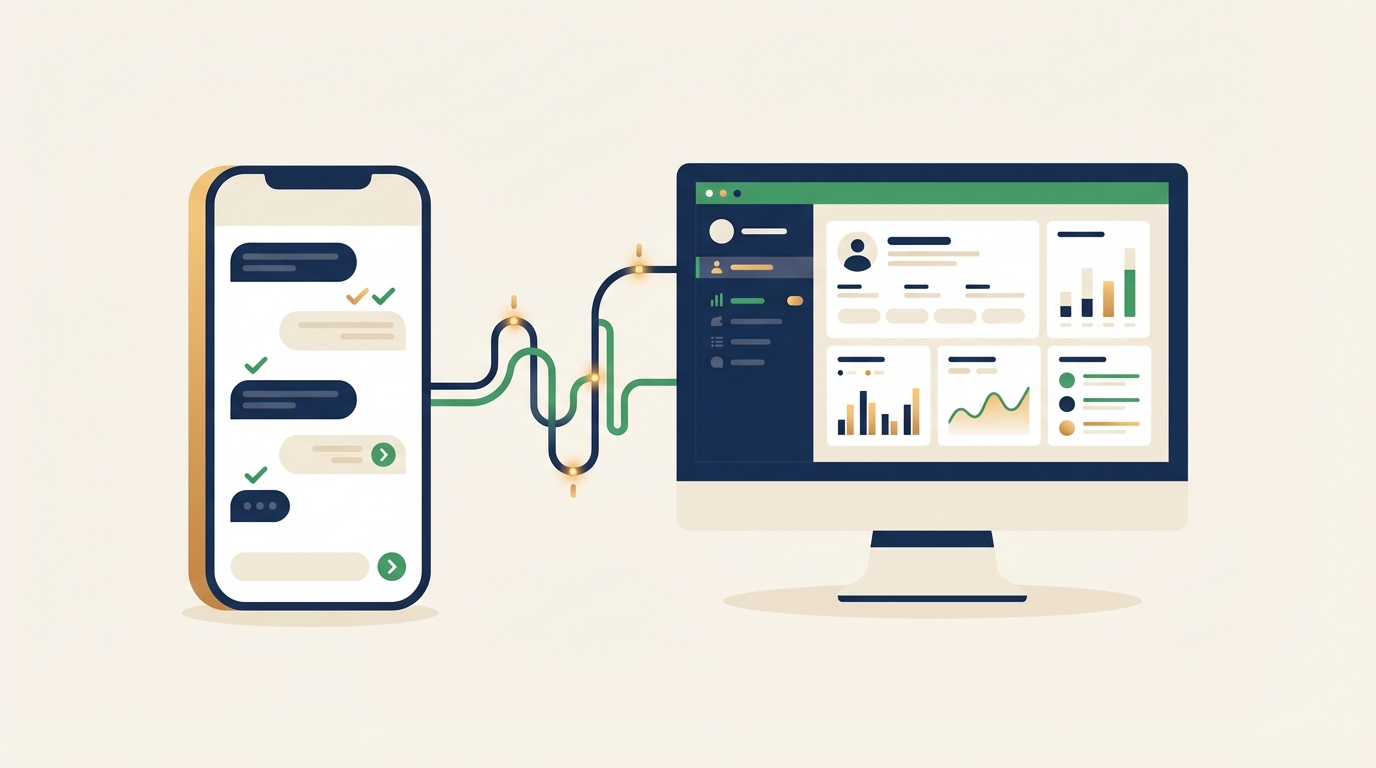 AI patient intake workflow for a small healthcare practice — from digital form to front desk dashboard